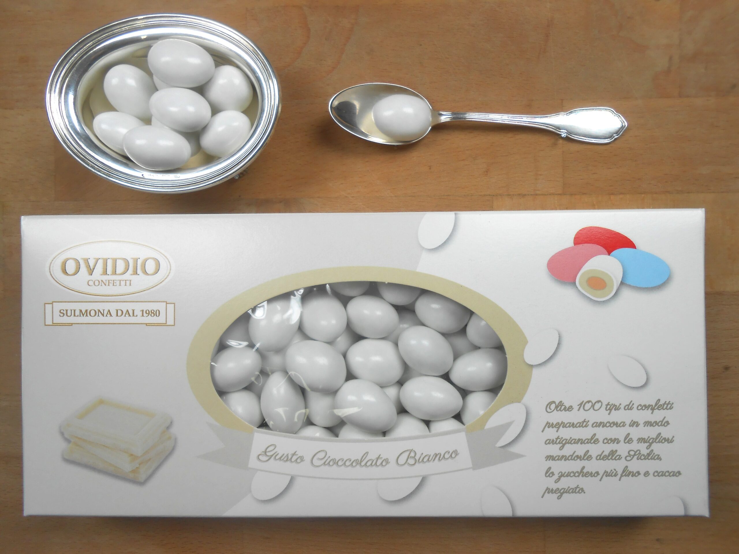 Confetti di Sulmona - Ciocomandorla Bianco, doppio cioccolato - 1000 gr